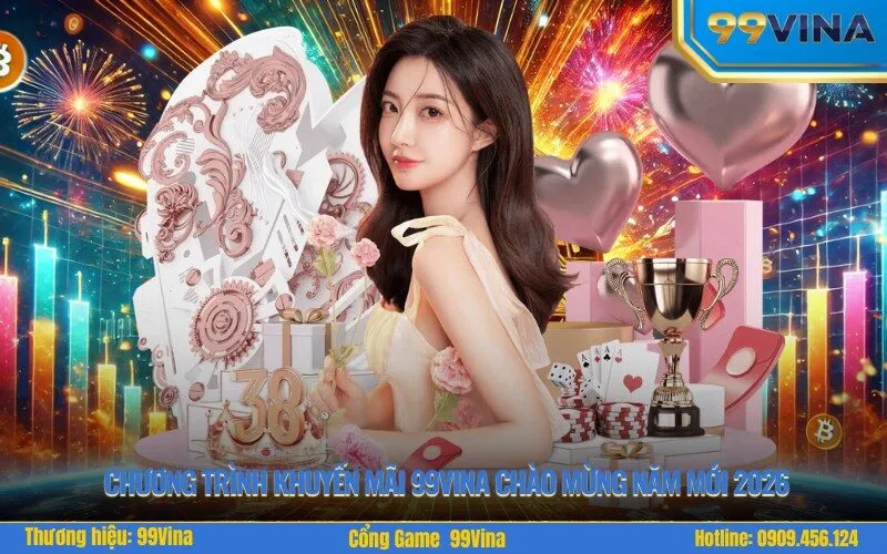 Chương Trình Khuyến Mãi 99vina Chào mừng Năm mới 2026